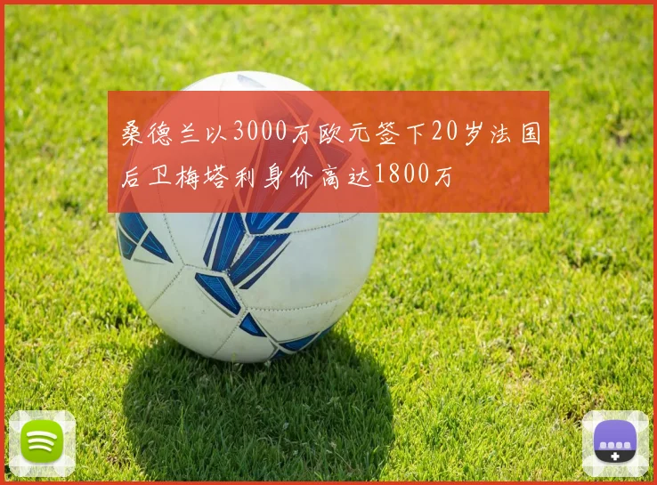 桑德兰以3000万欧元签下20岁法国后卫梅塔利身价高达1800万